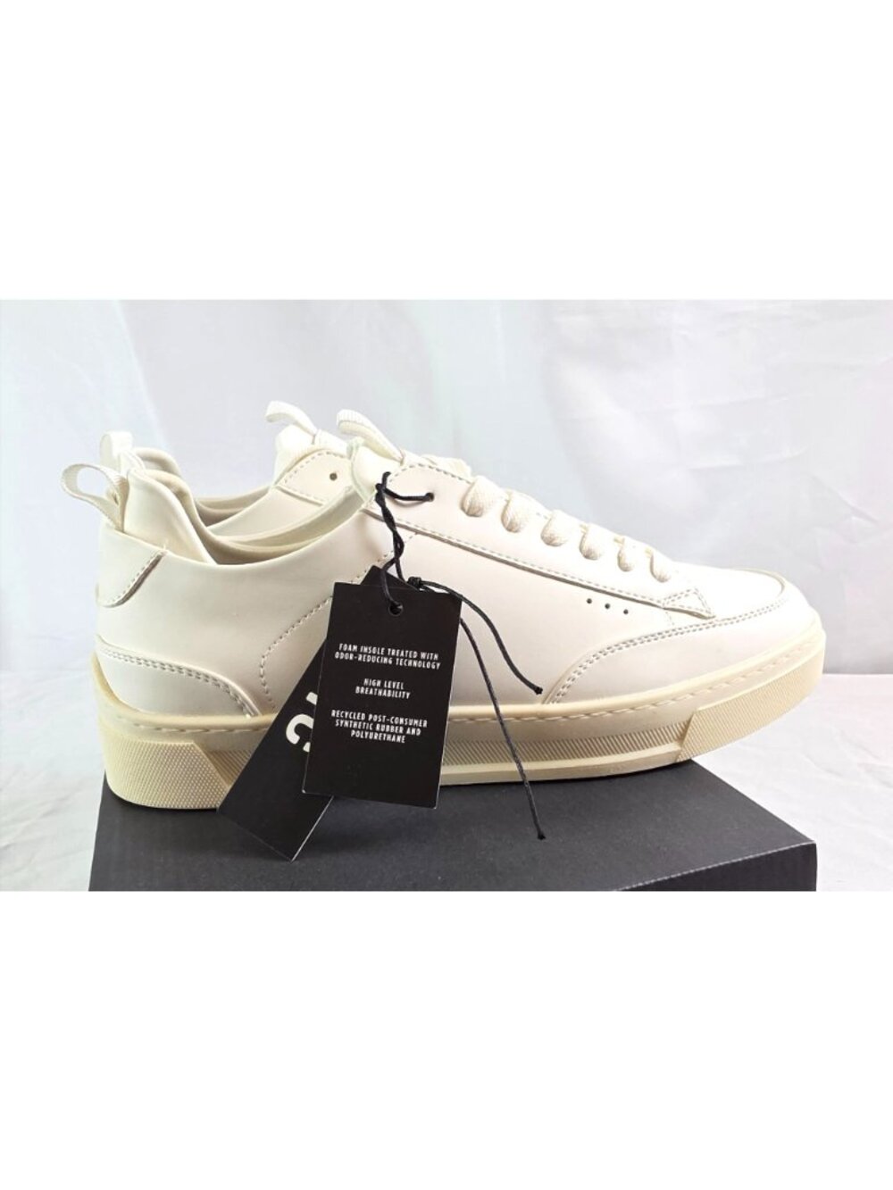 Madden NYC Markk Sneakers Mens 7 White Platform Court Lace Up Shoes New In Box - Picture 2 of 12